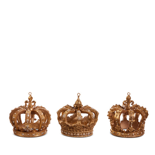 Gold Crown Ornament (3 Styles)