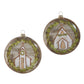 Music Sheet Church Disc Ornament (2 Styles)
