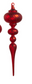 Matte Red Finial Ornament (2 Styles)