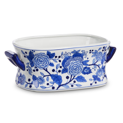 Blue and White Porcelain Patterned Bowl