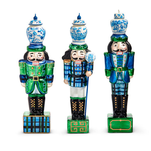 Ginger Jar Nutcracker Ornament ( 3 Styles)