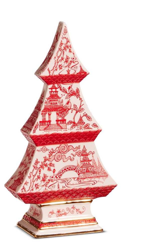 Red Chinoiserie Trees (2 Sizes)