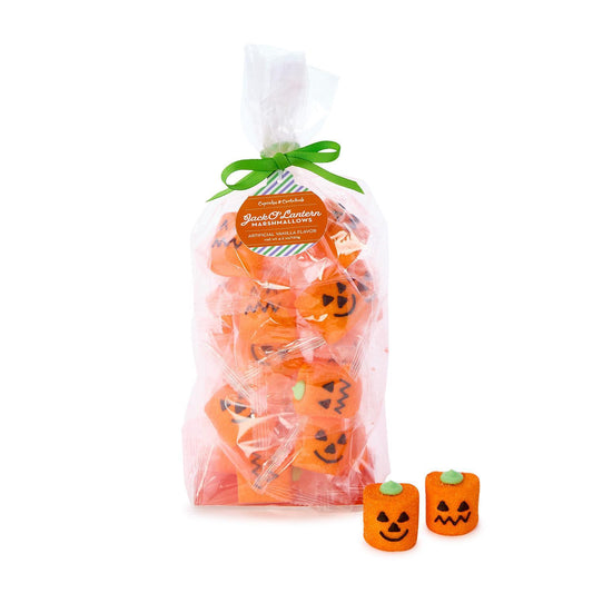Jack-O-Lantern Vanilla Marshmallow Candy in Gift Bag