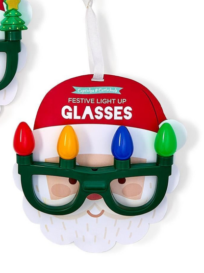 Light up Novelty Glasses on Gift Card ( 2 Styles)