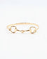 Haney Horsebit Bangle Gold