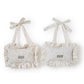 You Are Loved Beyond Measure Embroidered Ruffle Pillow Door Hanger (2 Colors)