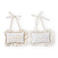 You Are Loved Beyond Measure Embroidered Ruffle Pillow Door Hanger (2 Colors)