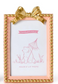 Golden Bow Photo Frames in Pink (2 Sizes)
