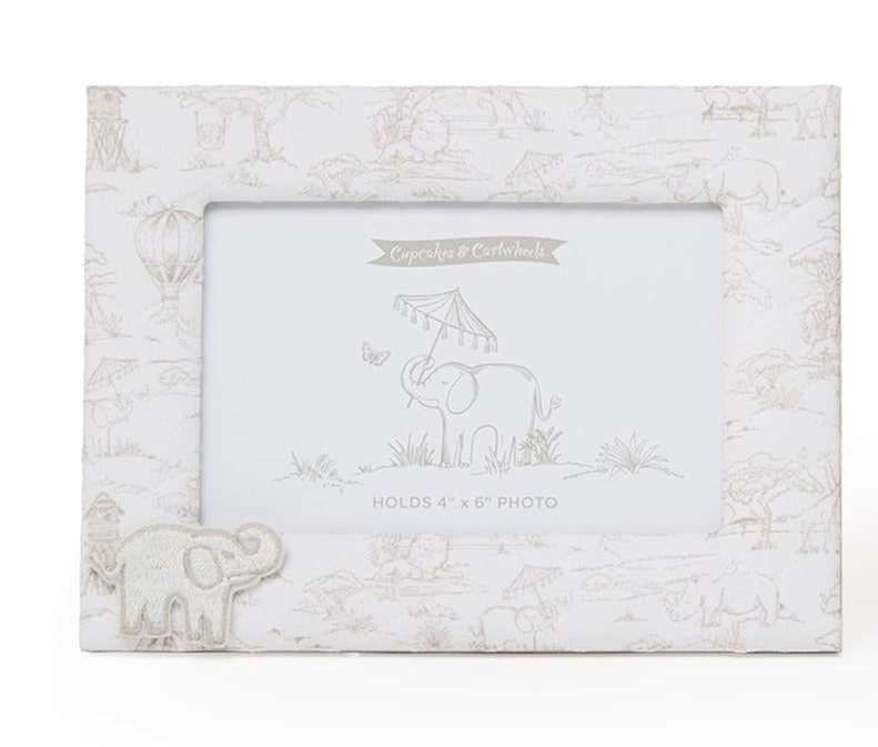 Sweet Safari Quilted Photo Frames in Gray (2 Styles)
