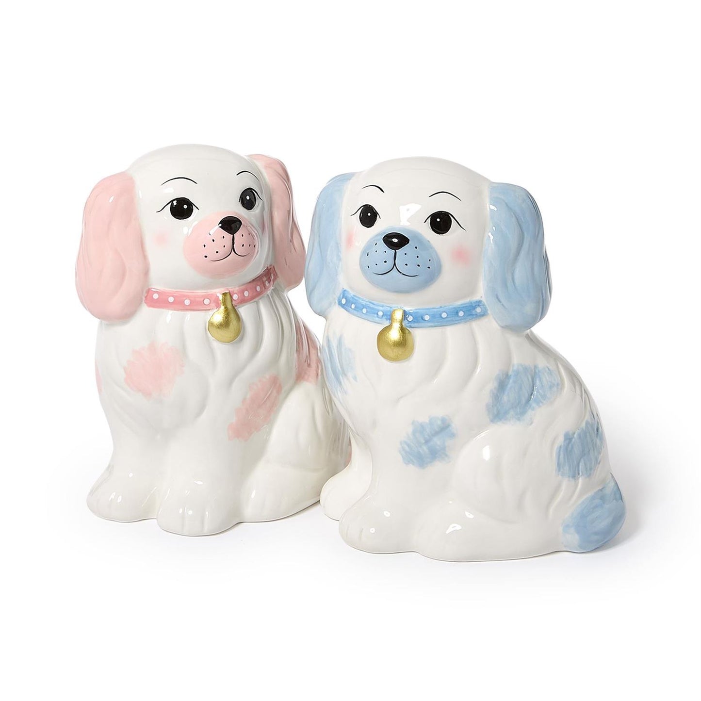 Staffordshire Dog Hand - Painted Money Bank (2 Colors)