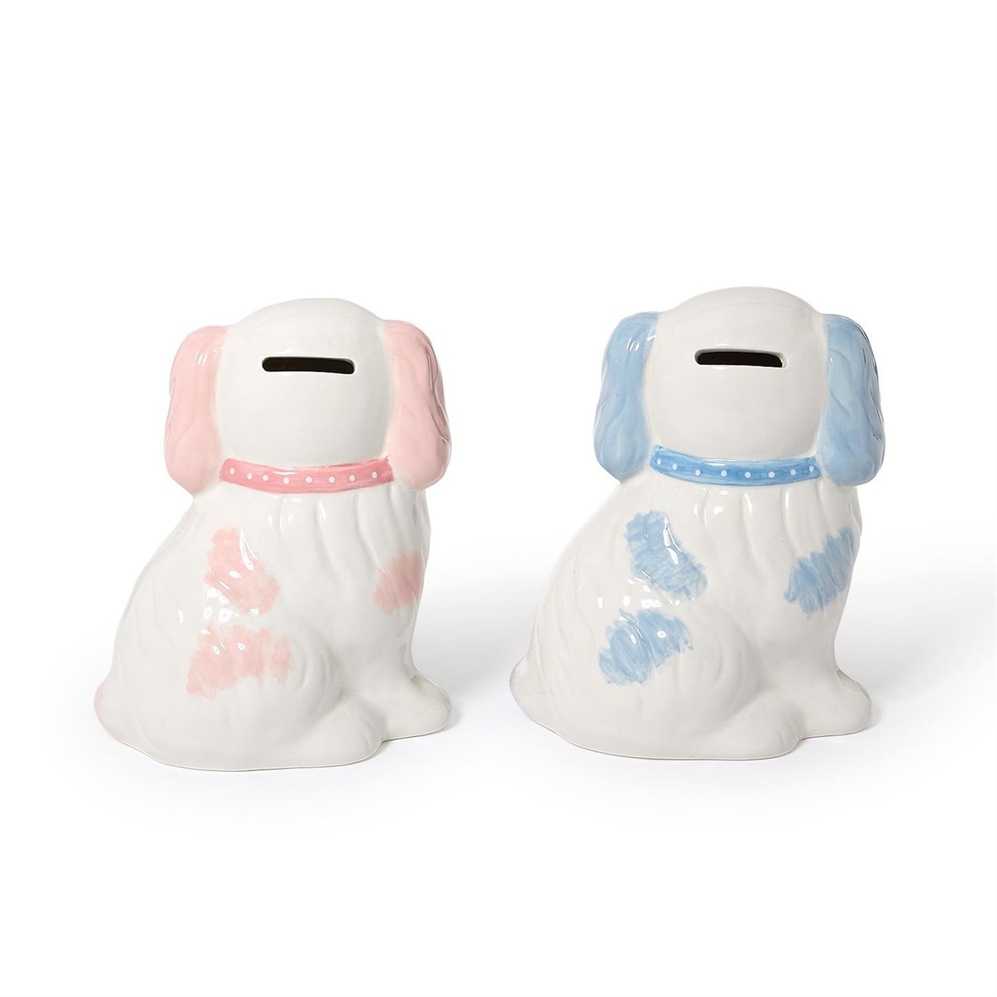Staffordshire Dog Hand - Painted Money Bank (2 Colors)