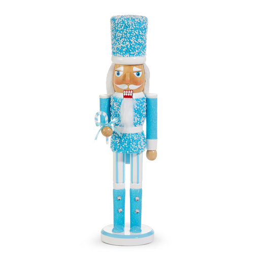 Blue Glittered Nutcracker