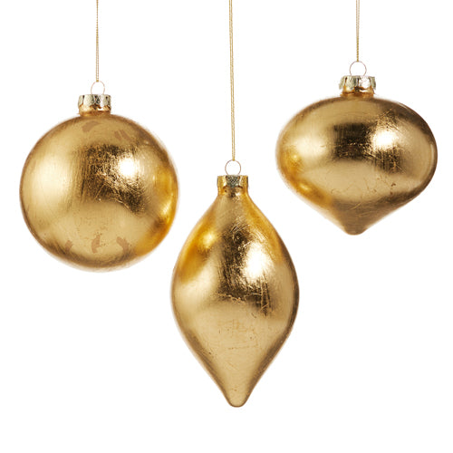 Gold Leaf Ornament (3 Styles)