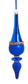 Blue Pearl Banded Velvet Finial Ornament (2 Styles)