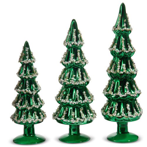 Green Beaded Tress (3 Sizes)