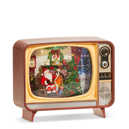 Fireplace Santa Musical Lighted Water TV