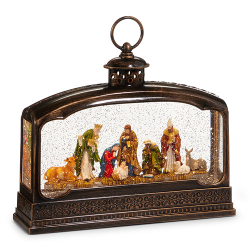 Nativity Lighted Water Terrarium