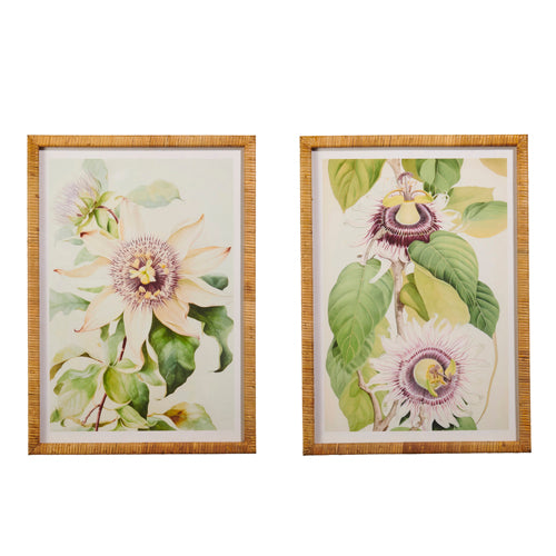 Purple Botanical Framed Print