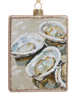 Pearl Oyster Glass Ornament (2 Styles)