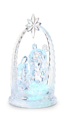 Lighted Holy Family Ornament (2 Styles)