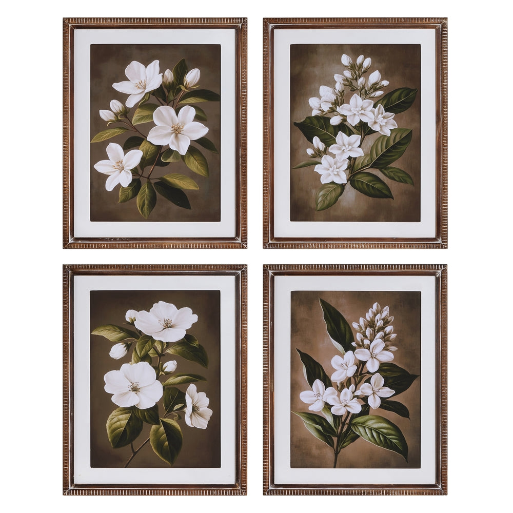 Pearl Petal Framed Wall Art (4 Styles) - 19.75"