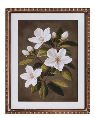 Pearl Petal Framed Wall Art (4 Styles) - 19.75"