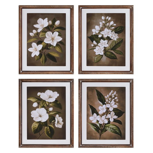 Pearl Petal Framed Wall Art (4 Styles) - 19.75"