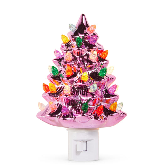 Pink Metallic Vintage Night Light