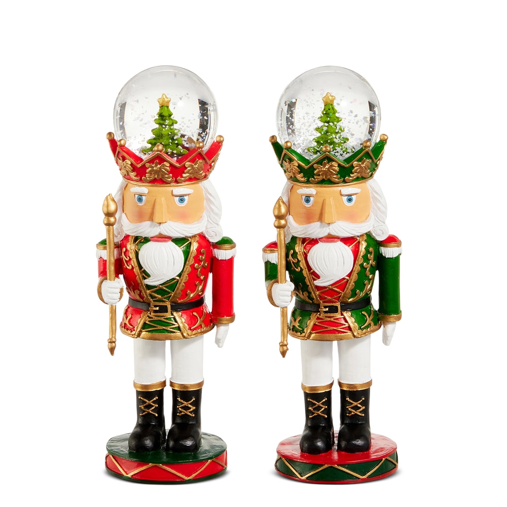 Nutcracker Water Globe - 7" (2 Colors)