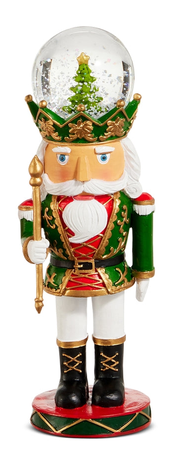 Nutcracker Water Globe - 7" (2 Colors)
