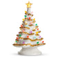 White and Gold Lighted Tree