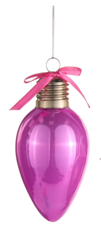 Neon Light Bulb Ornament (5 Colors)