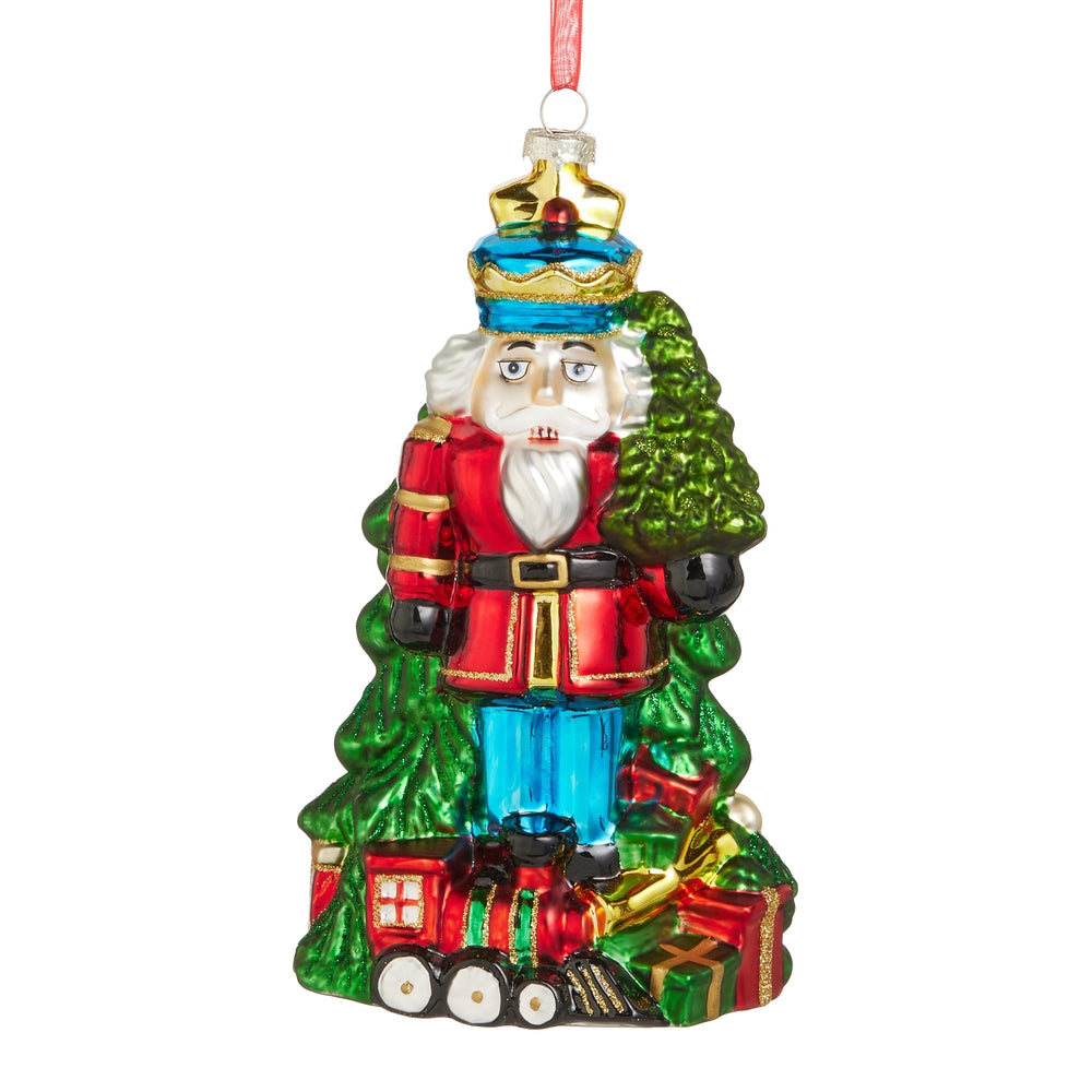Nutcracker w/Gifts Ornament