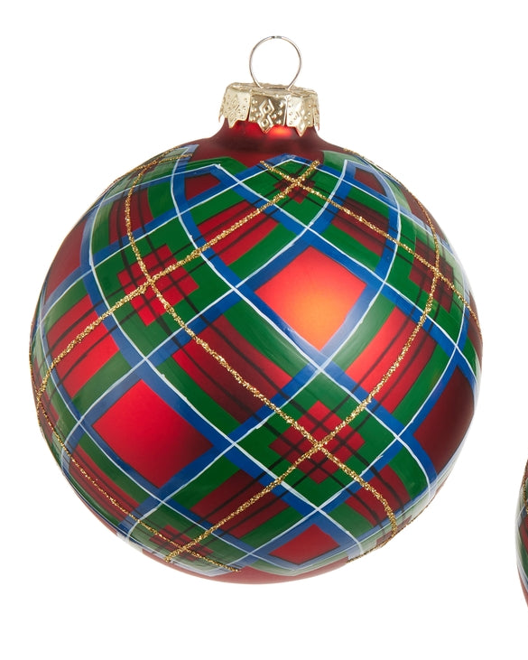 Plaid Ornament (2 Styles)