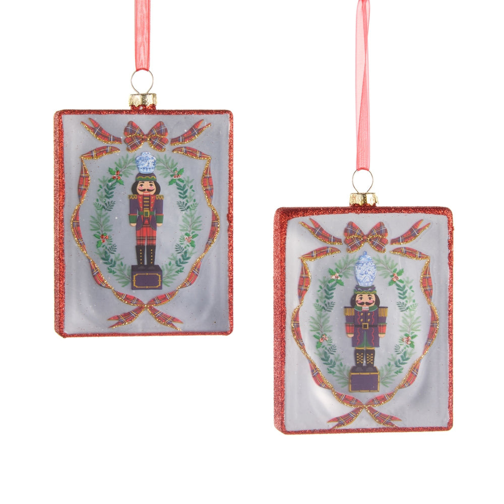 Noble Nutcracker Rectangle Ornament (2 Styles)