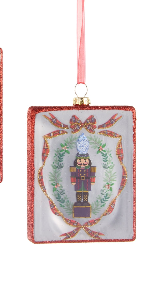 Noble Nutcracker Rectangle Ornament (2 Styles)