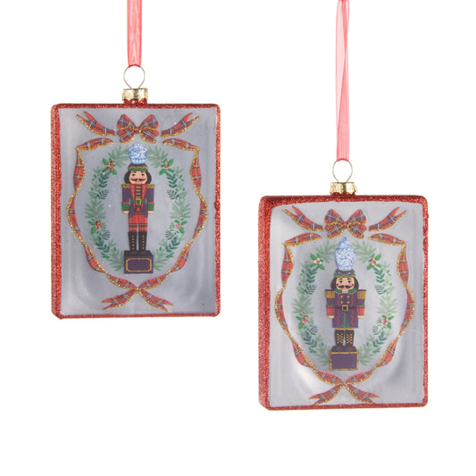 Noble Nutcracker Rectangle Ornament (2 Styles)