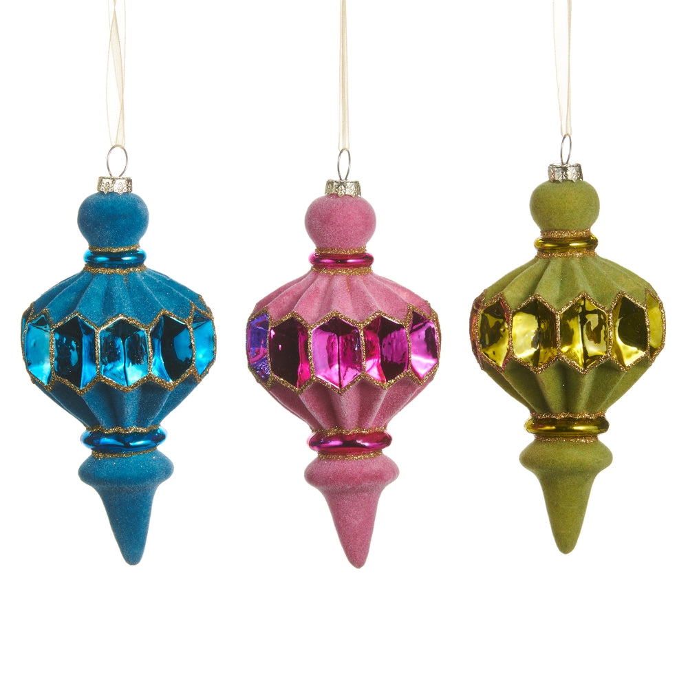 Jewel Band Finial Ornament (3 Colors)