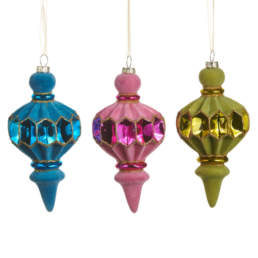 Jewel Band Finial Ornament (3 Colors)