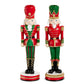 Red and Green Nutcracker Candlesticks (2 Colors)