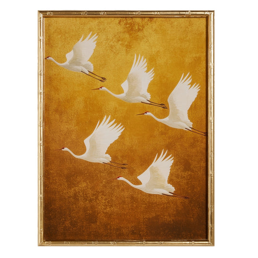 Flight Of The Egrets Wall Art - 27.75"