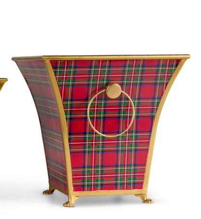 Plaid Cache Pots (2 Sizes)