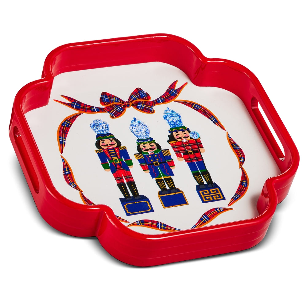 Red Noble Nutcracker Tray