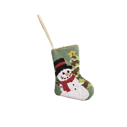 Christmas Mini Needlepoint Stocking (4 Styles)