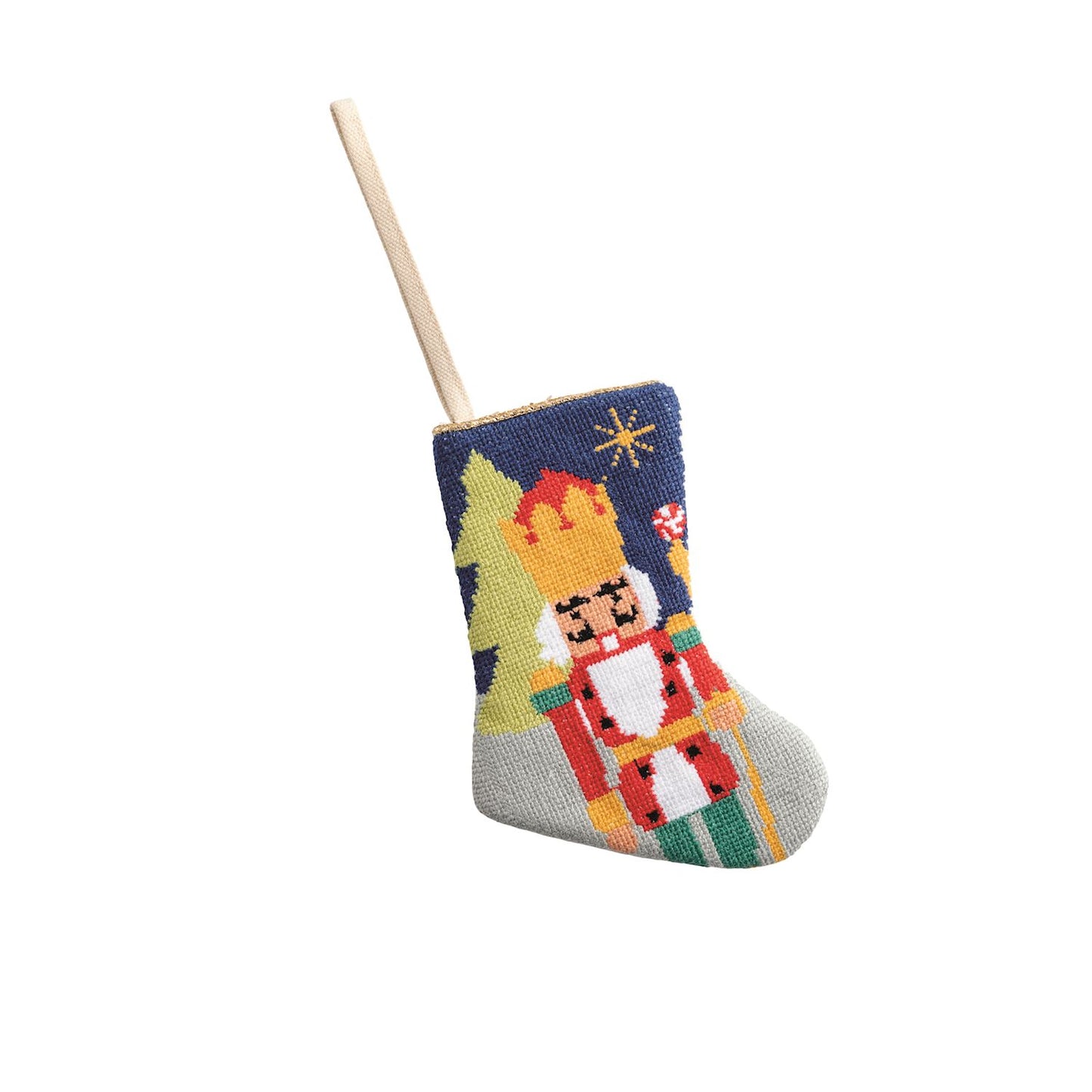 Christmas Mini Needlepoint Stocking (4 Styles)