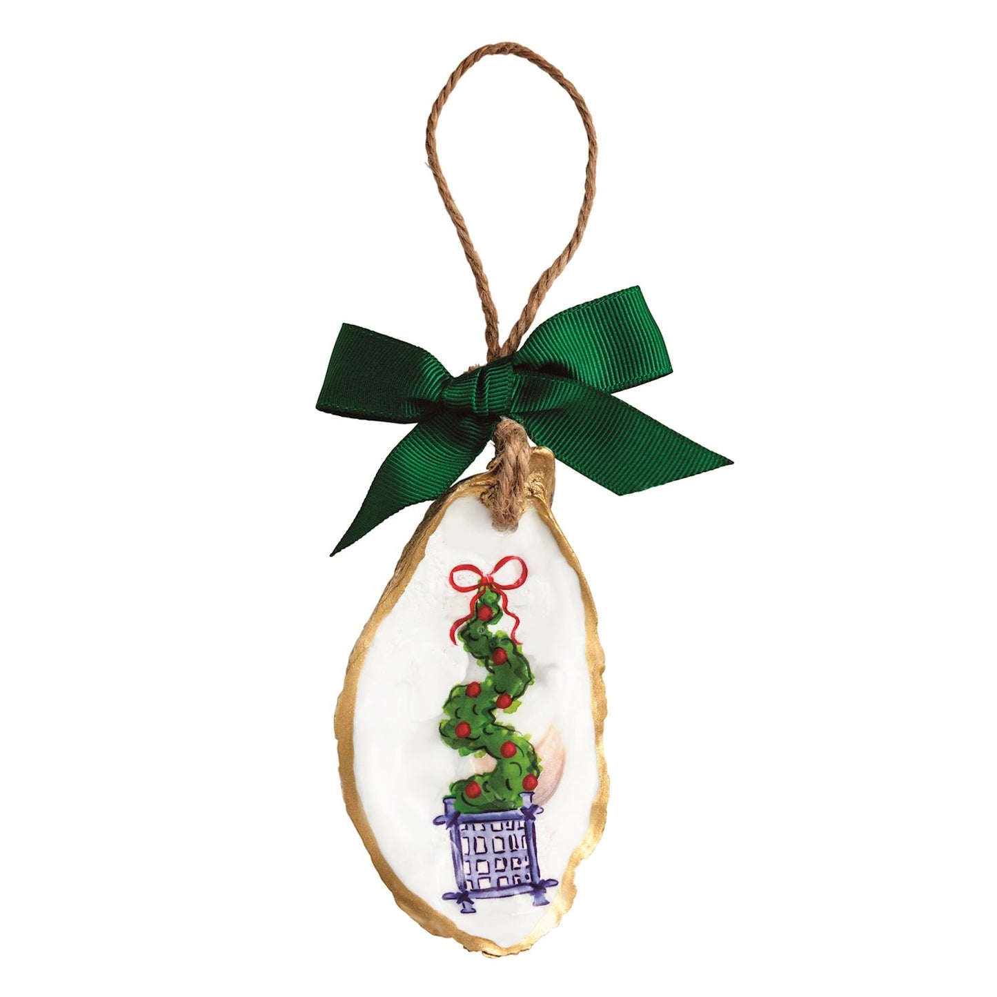 Christmas Topiary Oyster Ornament (3 Styles)