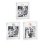 Cross Medallion Acrylic Frames (3 Colors)