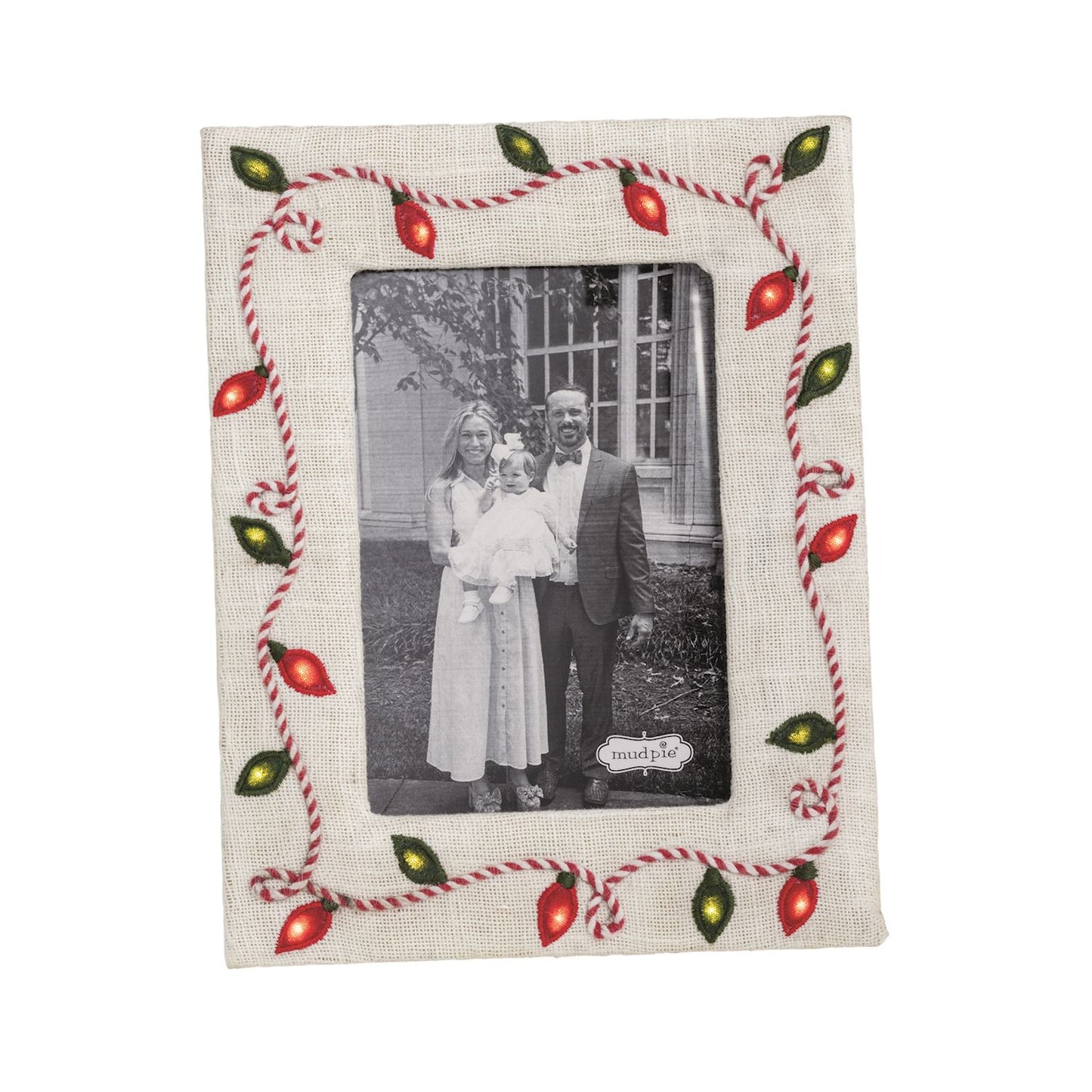Christmas Lights Light-Up Frame