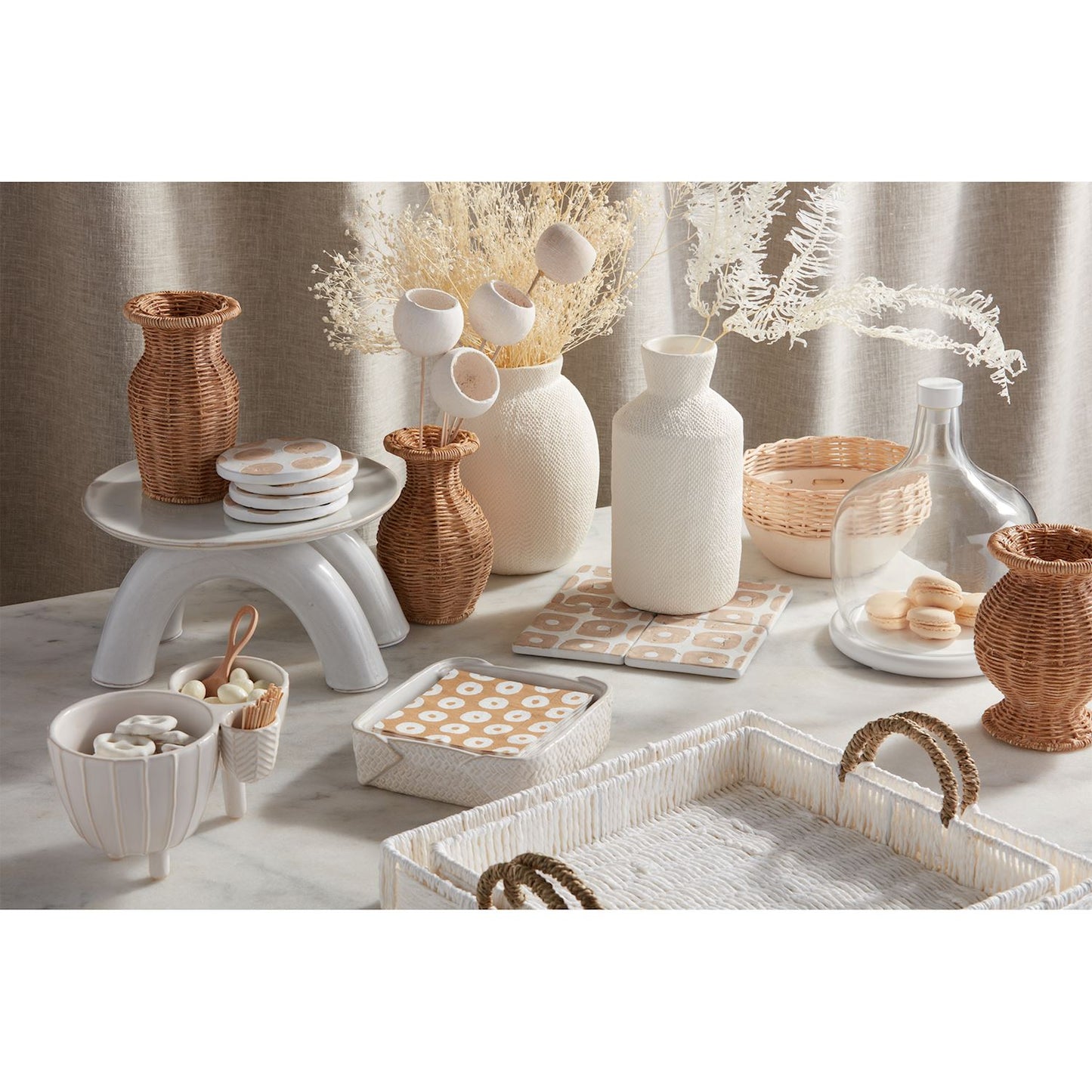 Resin Basket Weave Vases (3 Styles)