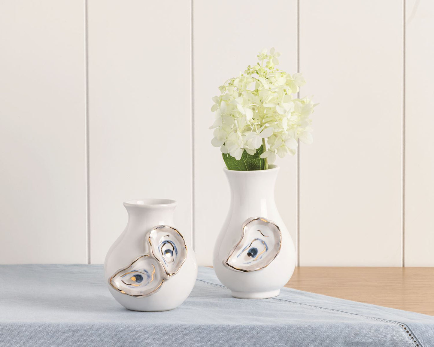 Oyster Shell Bud Vases (2 Sizes)
